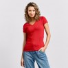 Slim-Fit V-Ausschnitt T-Shirt Frauen - 36/fire red (images3086_E1_F_D_.jpg)