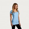 Slim-Fit V-Ausschnitt T-Shirt "Lang" Frauen - AB/alaskan blue (images3087_E1_D_S_.jpg)