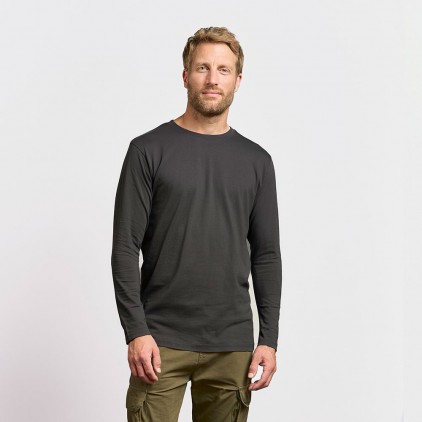 T-shirt Premium manches longues Hommes - CA/charcoal (images4099_E1_G_L_.jpg)