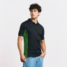 Funktions Kontrast Poloshirt Männer - BK/black-kelly green (images4520_E1_I_J_.jpg)