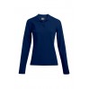 Heavy Langarm-Poloshirt Frauen - 54/navy (images4605_G1_D_F_.jpg)