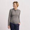 Heavy Langarm-Poloshirt Frauen - SG/steel gray (images4605_E1_X_L_.jpg)
