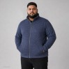 Knit fleece Jacket C+ Plus Size Men - HB/heather blue (images7720_F1_G_UE.jpg)