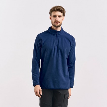 Recycled Fleece Troyer Sweatshirt Männer - FN/french navy (images7921_E1_D_J_.jpg)