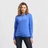 Recycled Fleece Troyer Sweatshirt Frauen - AZ/azure blue (images7925_E1_A_Z_.jpg)