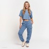 Jogginghose mit Cargotaschen Frauen - SB/stone blue (imagesCS-7555_E2_S_B_.jpg)