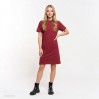 T-shirt Dress Women - BY/burgundy (imagesCS-8035_E2_F_M_.jpg)